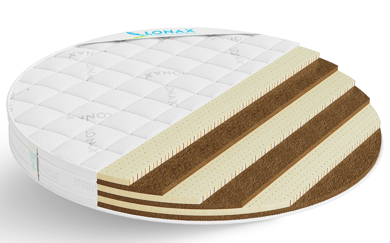 матрас Lonax Круглые Round Fusion 1 Lonax Круглые Round Fusion
